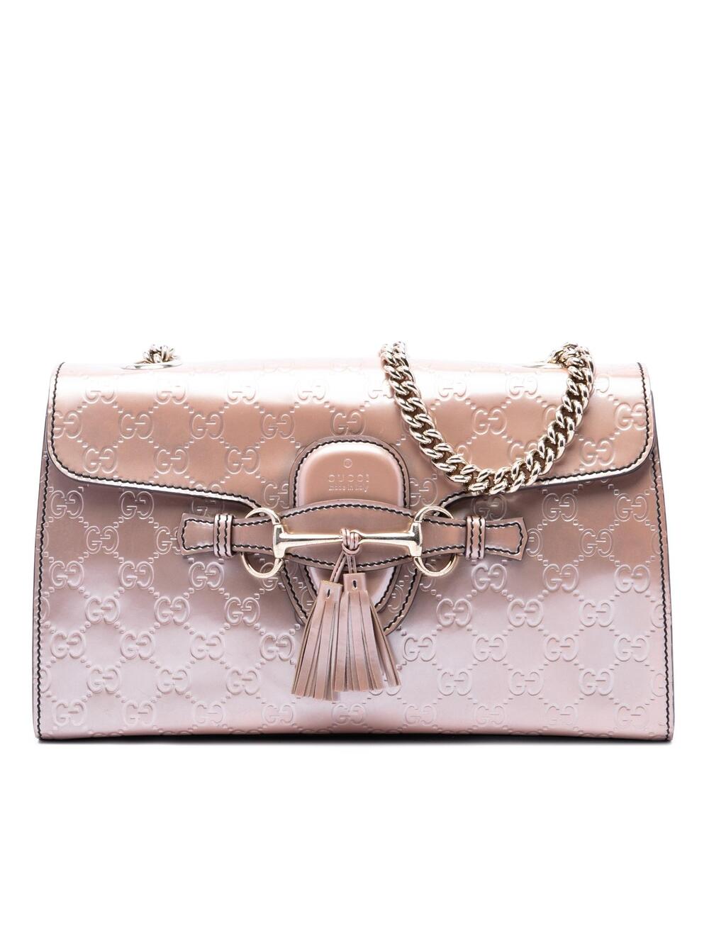 Gucci Medium Ssima Patent Emily #375479G73B